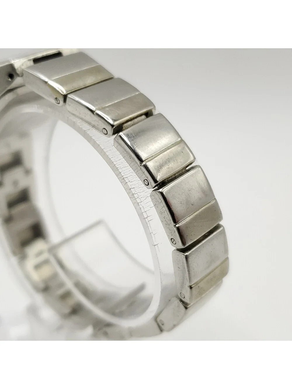 Embassy By Gruen Diamond Watch Women New Battery 20mm Silver Tone